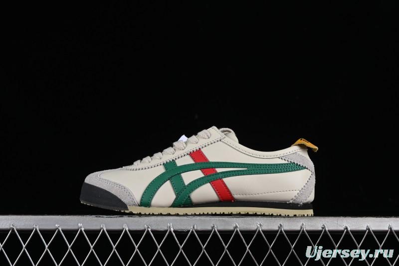 Onitsuka Tiger Mexico 66 Low-Top Leather Running Shoes - 1183C102-201