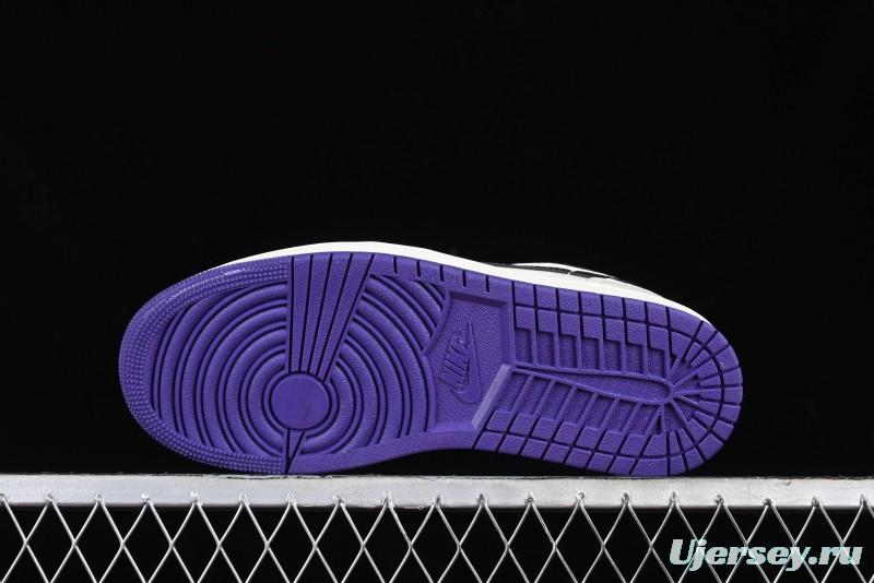 Nike Air Jordan 1 Low "Purple" Casual Sneakers - HF5759-101