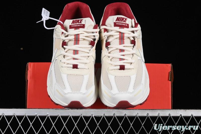 Nike Zoom Vomero 5 Retro Casual Running Shoes with EVA Midsole Cushion - HF0737-111