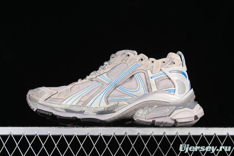 Balenciaga Runner Kith Four Color Retro Casual Sneakers - W3RNY2240