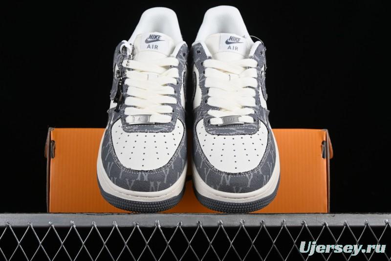 Nike Air Force 1 '07 Low LV Collaboration - Grey Double Swoosh Casual Sneakers - HD1968-030