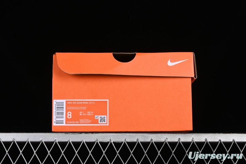 Nike Zoom Rival Fly 3 Lightweight Fabric Comfortable Cushion Slip-Resistant Low-Top Casual Running Shoes - DJ5426-100