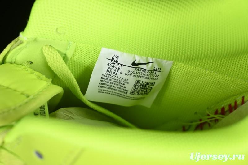 Nike Air Force 1 '07 Low Top Casual Sneakers in Firefly Green - FA2407-301
