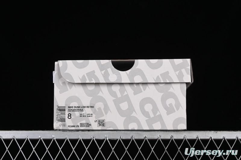 Nike Dunk Low The North Face CDG Collaboration - Green SB Low Top Skateboarding Shoes - FC1688-179