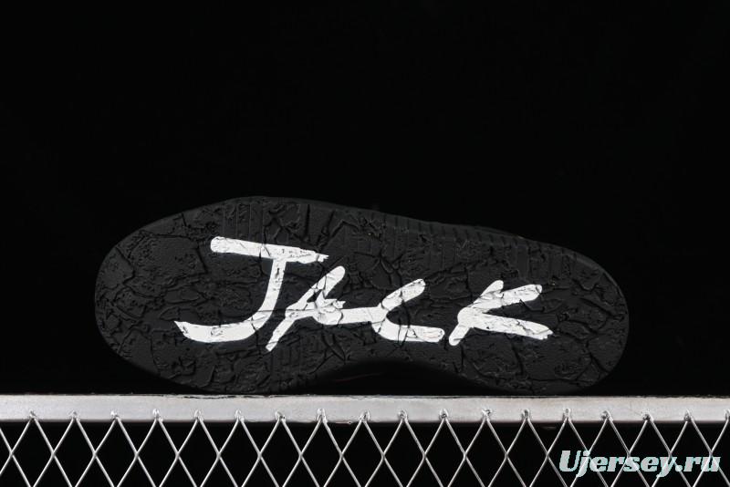 Nike Travis Scott x Jordan Cut The Check AJ1 Basketball Shoes with Velcro Design - FZ8117-204