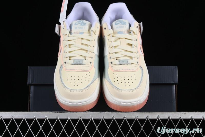 Nike Air Force 1 Shadow Low-Top Sneakers with Lightweight EVA Midsole - DZ1847-105