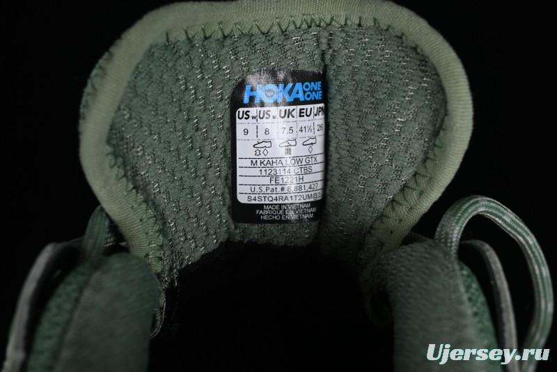 HOKA ONE ONE Kaha Low GTX Hiking Shoes with Geometric Cushioning and Waterproof Design - 1123114 CTBS