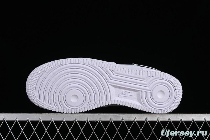 Nike Air Force 1 '07 Low Black White Broken Hook Casual Sneakers - HF9096-100