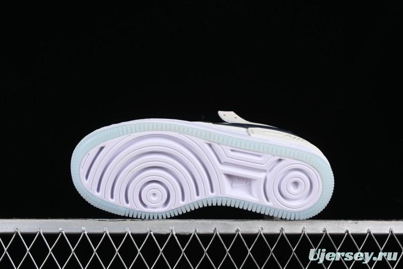 Nike Air Force 1 Shadow Lightweight Elevated Low-Top Versatile Sneakers - DZ1847-107