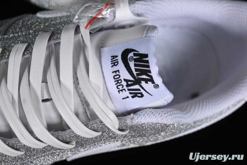 Nike Air Force 1 '07 Low White Starry Sneakers Casual Shoes - CW2288-015