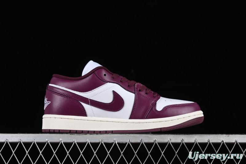 Nike Air Jordan 1 Low AJ1 White Rose Pink Low Top Casual Sneakers DC0774-161