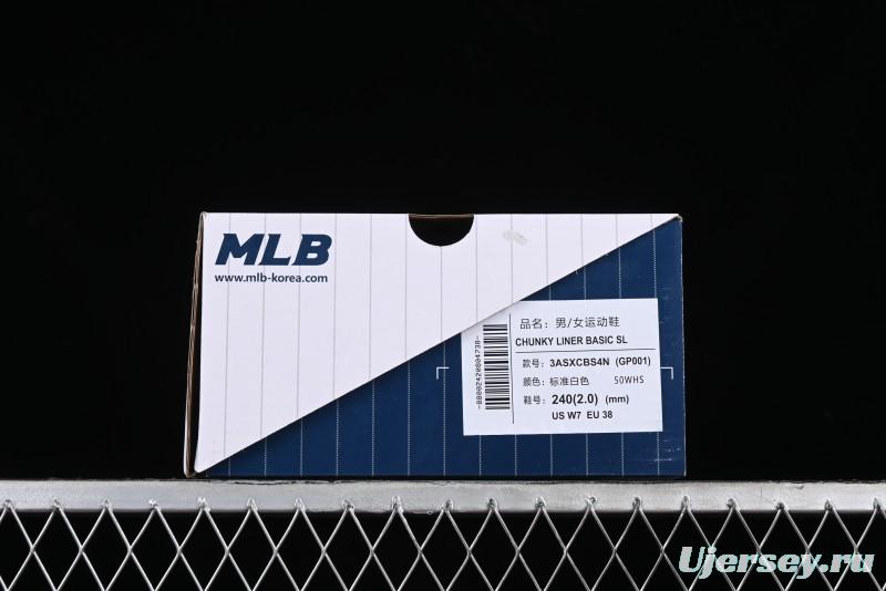 New York Yankees Chunky Runner Basic Lace-Up Lightweight Casual Sneakers - 3ASXCBS4N50WHS