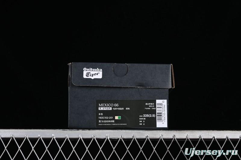 Onitsuka Tiger Mexico 66 Low-Top Leather Running Shoes - 1183C102-201