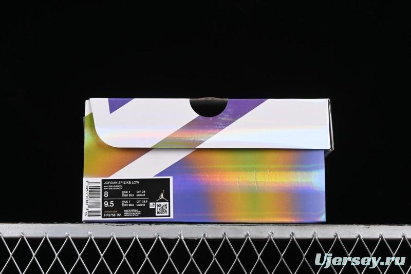Nike Jordan Spizike Low AJ Hybrid Sneakers with Rainbow Colorway - HF5758-151
