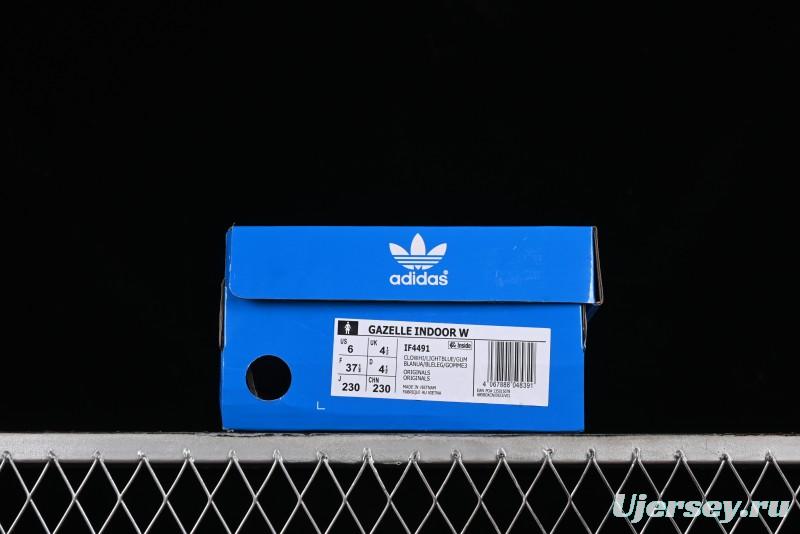 Adidas Originals Gazelle Indoor Retro Casual Anti-Slip Wear-Resistant Low-Top Sneakers - IF4491