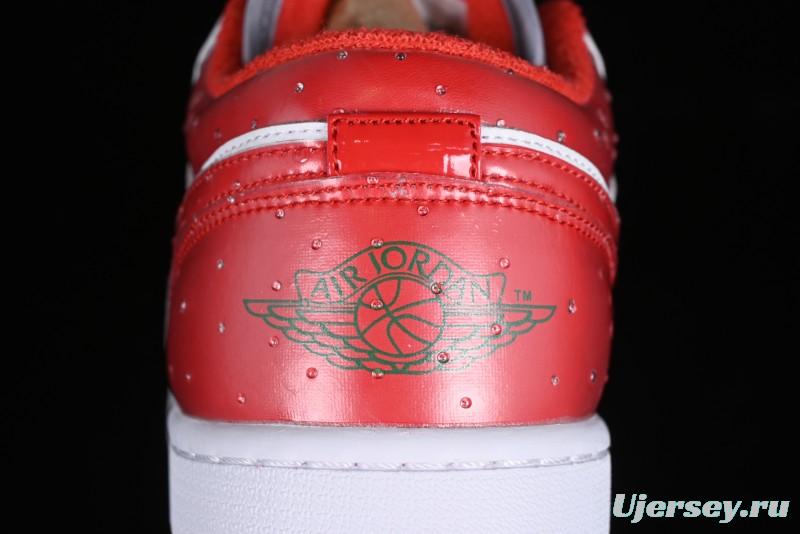 Nike Air Jordan 1 Low AJ1 White Red Casual Sneakers - FQ1935-018