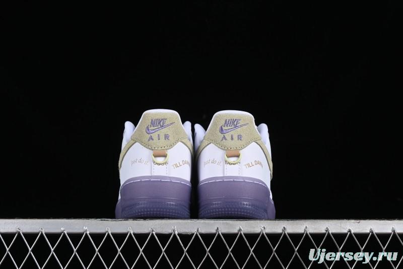 Nike Air Force 1 '07 Low Casual Sneakers with Full-Length Air Cushion - HF5719-139