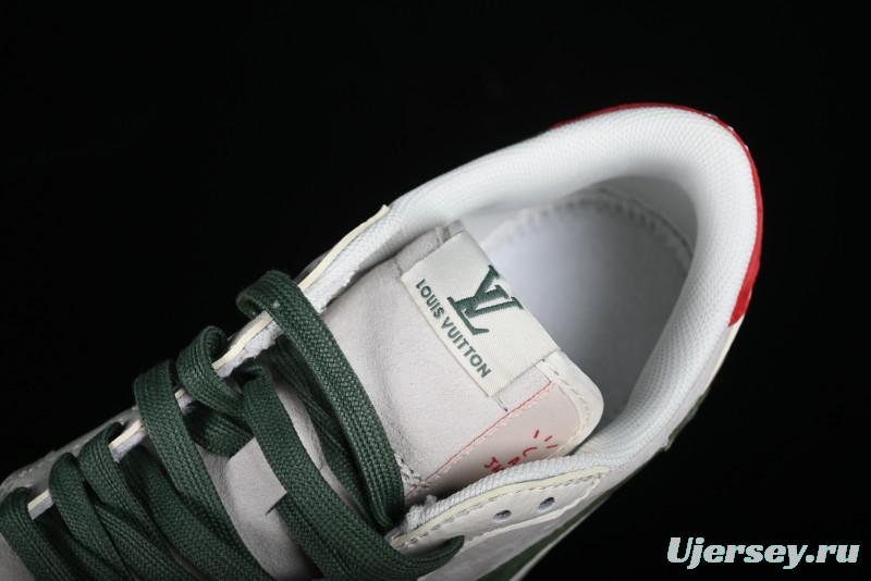 Nike Travis Scott x Fragment Design x Air Jordan 1 Low OG SP AJ1 LV Collaboration Sneakers - XY2688-102