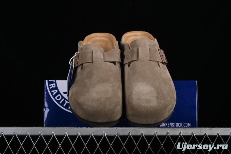 Birkenstock Arizona Soft Footbed Sandals with Suede Leather and Lambswool Lining - G.D4