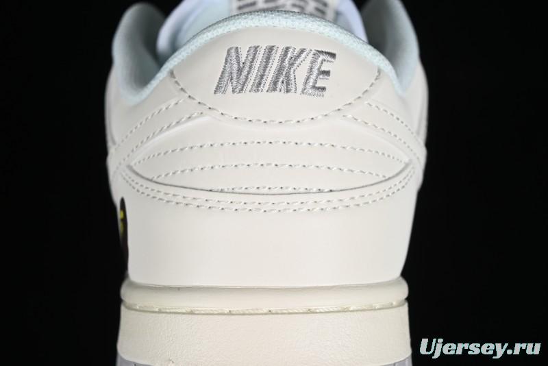 Nike SB Dunk Low "BAPE Collaboration - Arctic Fox" Anniversary High-End Custom Low-Top Casual Sneakers - XD6188-018