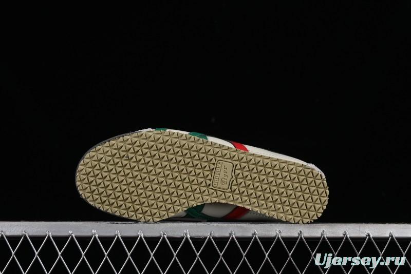 Onitsuka Tiger Mexico 66 Low-Top Leather Running Shoes - 1183C102-201