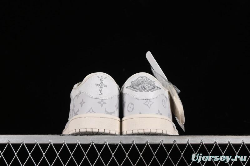 Nike Air Jordan 1 Low OG SP Travis Scott x Fragment Design Collaboration Sneakers - LX1988-700
