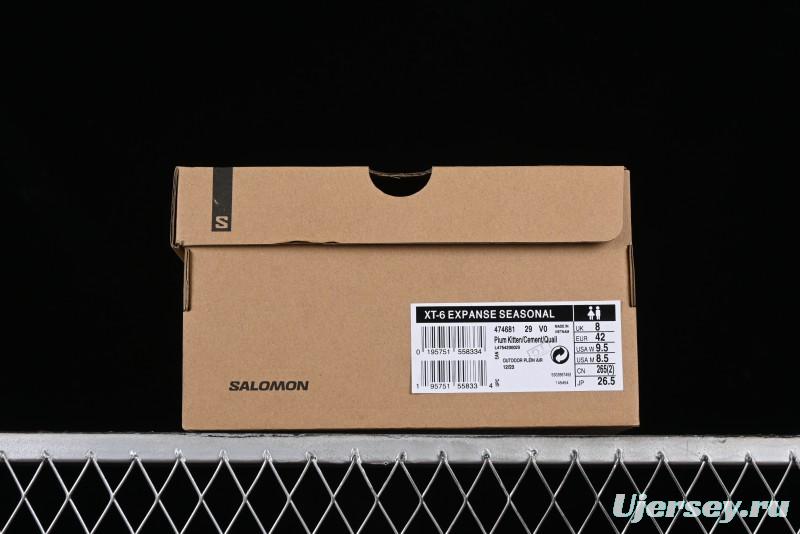 Salomon XT-6 EXP Outdoor Trail Running Shoes with Advanced Technology - 474681-29