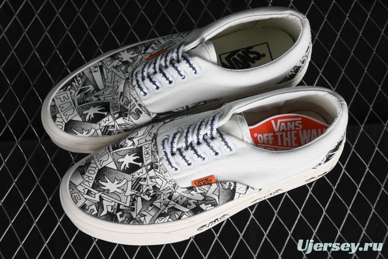 Vans OG Classic Slip-On LX & OG Era LX Sneakersntuff LA Graffiti Collaboration Low-Top Skate Shoes - VN000EYEBPJ