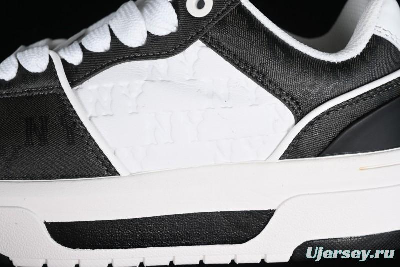 MLB NY Yankees Chunky Liner Classic Monogram Lightweight Platform Sneakers with 6cm Height Boost - 3ASXCMN4N50BKS