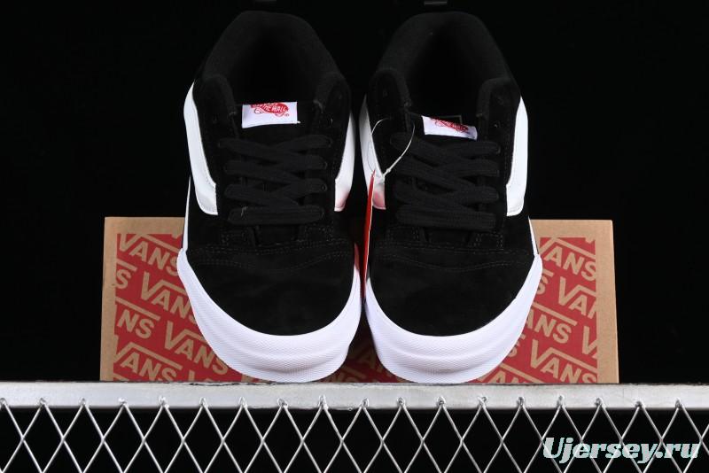 Vans Classics Knu Skool Retro Skate Shoes with Enlarged Toe and Thickened Tongue - VN0009QCWBL