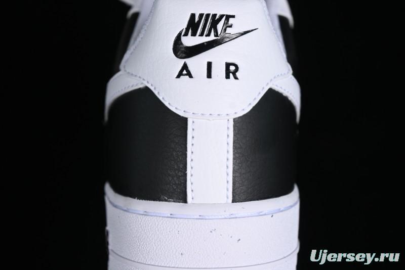 Nike Air Force 1 '07 Low Black White Broken Hook Casual Sneakers - HF9096-100