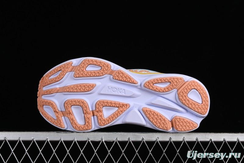 HOKA ONE ONE Bondi 8 Functional Cushioned Running Shoes with Engineered Mesh Upper - 1127954 SSCA