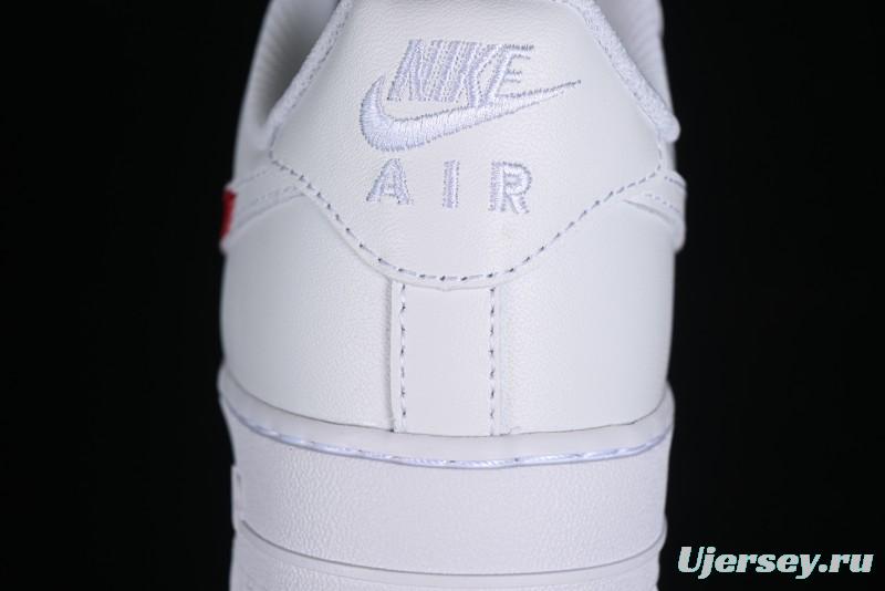 Nike Air Force 1 '07 Low Casual Sneakers with Anime Graffiti Style Crime Scene Design - 315122-211