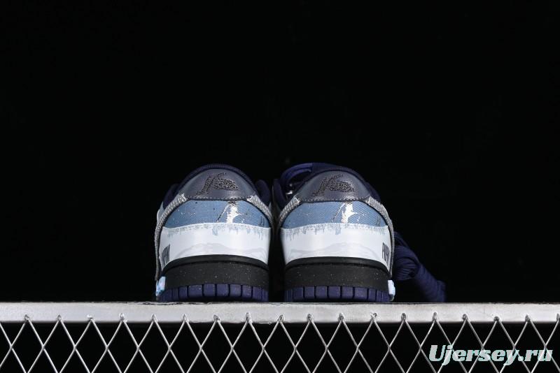 Nike Dunk Low Panda Prank Surf Fishing SB Strap Low-Top Casual Sneakers - FV8106-181