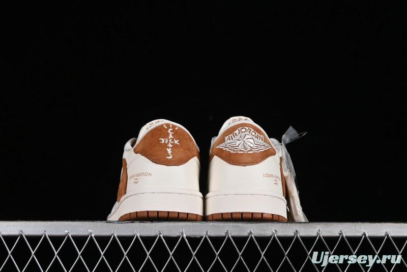 Nike Air Jordan 1 Low OG SP Travis Scott x Fragment Design Collaboration Sneakers - LX1988-900