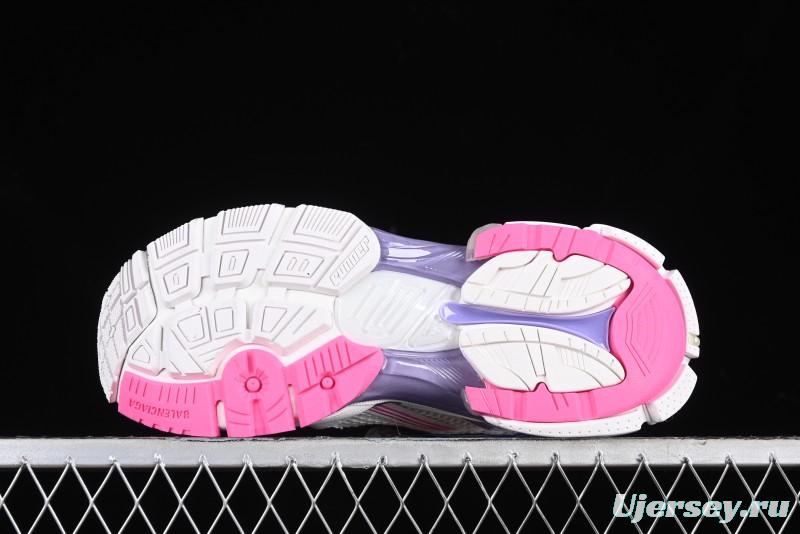 Balenciaga Runner Kith Four Color Retro Casual Sneakers - W3RMU9554