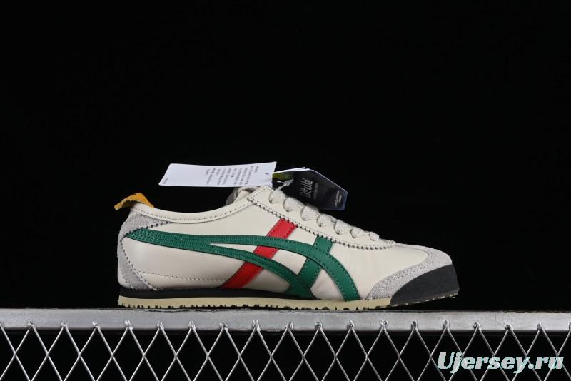 Onitsuka Tiger Mexico 66 Low-Top Leather Running Shoes - 1183C102-201