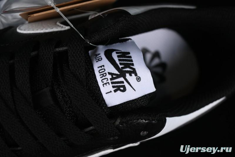 Nike Air Force 1 '07 Low Casual Sneakers with Broken Swoosh Design - HF9096-001