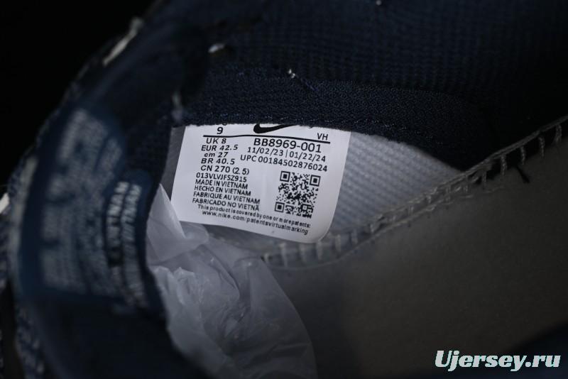 Nike SB Dunk Low BAPE Collaboration - Light Blue Grey Anniversary High-End Custom Low-Top Casual Skate Shoes - BB8969-001