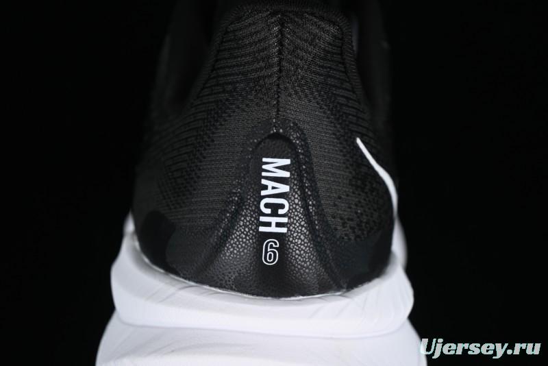 HOKA ONE ONE MACH 6 Flagship Racing Shoes with Carbon Plate Technology and Asymmetric Design - 1147790 BWHT