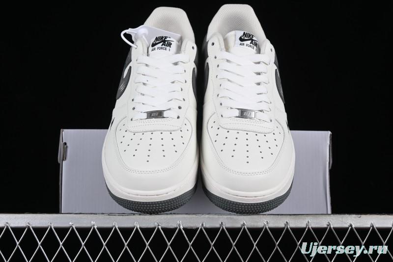 Nike Air Force 1 '07 Low "SHARK" Casual Sneakers with Full-Length Air Cushion - DB3301-220