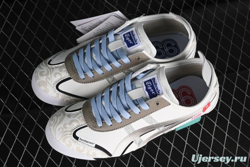 Onitsuka Tiger Mexico 66 Low-Top Leather Sneakers for Casual Running - D507L-0152