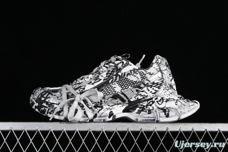 Balenciaga Phantom Sneaker Graffiti Running Shoes - W2RG39010