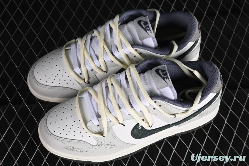 Nike Dunk Low SE Bubble Jellyfish Grey Island SB Strap Low-Top Casual Skate Shoes - FJ4188-100