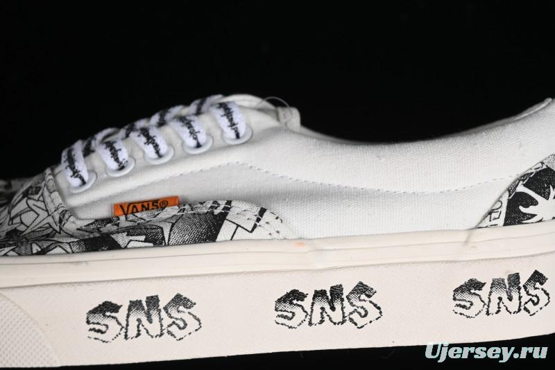 Vans OG Classic Slip-On LX & OG Era LX Sneakersntuff LA Graffiti Collaboration Low-Top Skate Shoes - VN000EYEBPJ