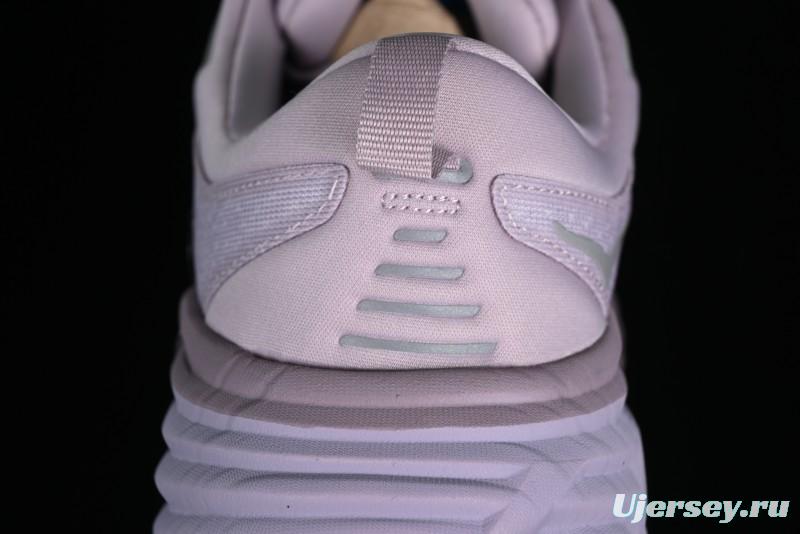 HOKA ONE ONE Bondi 8 Performance Cushion Running Shoes with Enhanced Support - 1127952 LMEL