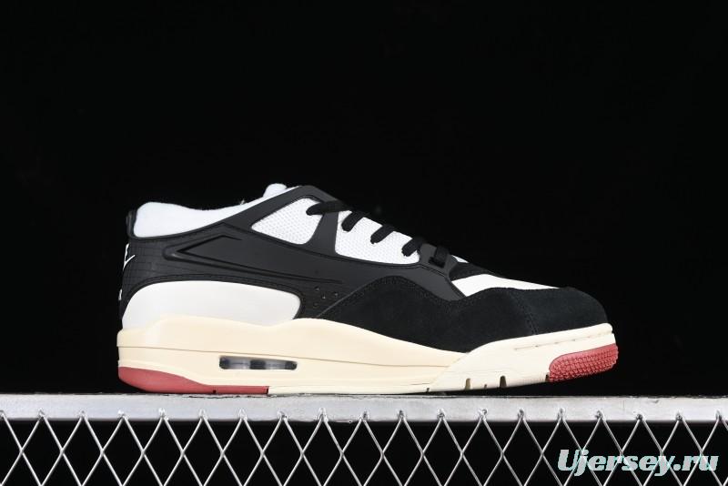 Nike Air Jordan 4 Remastered Sneakers in Black, Light Bone and Dark Grey - FQ7939-100