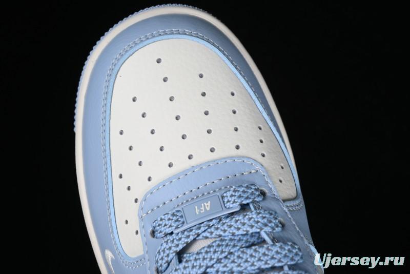 Nike Air Force 1 '07 Low Stussy Collaboration - Sky Blue Low-Top Casual Sneakers - BB9599-201