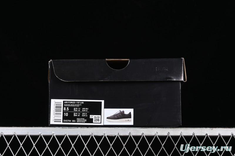 Nike Air Force 1 '07 Low Casual Sneakers with Full-Length Air Cushion - DV0794-001