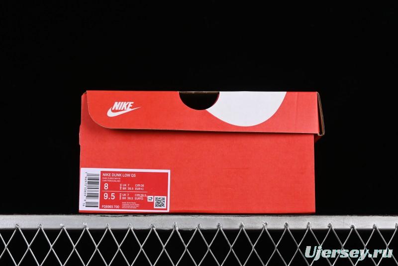 Nike Dunk Low Reverse Curry SB Casual Sneakers - FQ6965-700